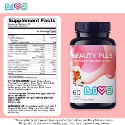 Gominolas Biotina Gluten Free LIVS 120u