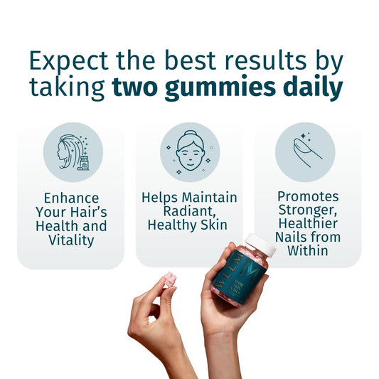 Gominolas biotina y vitaminas para crecimiento cabello y uñas