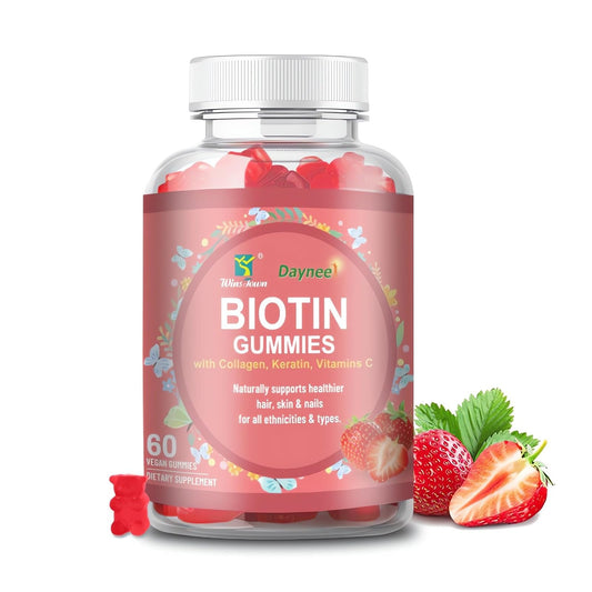 Gominolas de biotina Wins Town con colágeno - 60 unidades