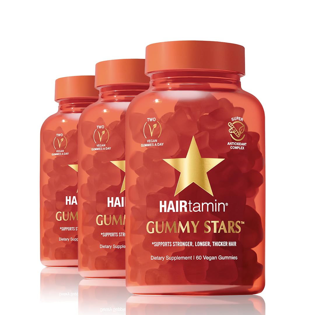 bote de gominolas para el cabello hairtamin con biotina