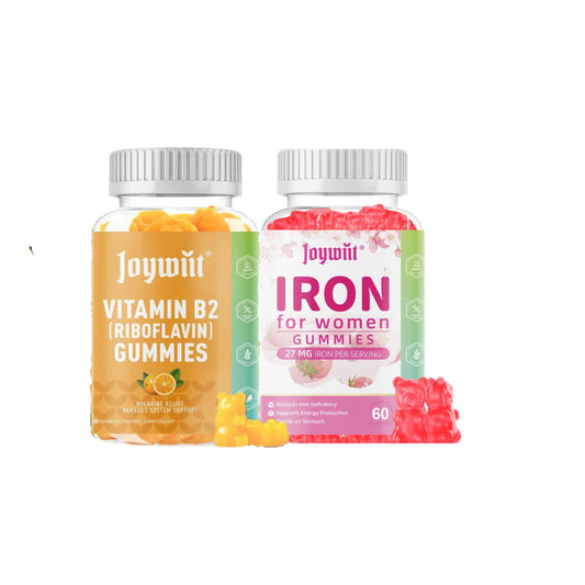 Gominolas de hierro y vitamina B2 Joywiit para mujeres