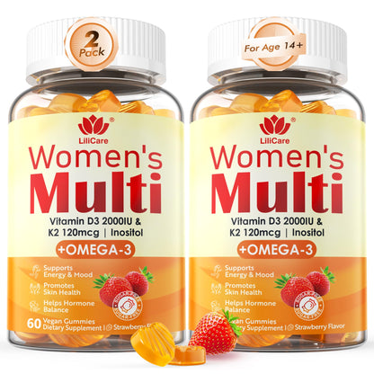 gominolas multivitamínicas para mujer con vitamina D3 y K2