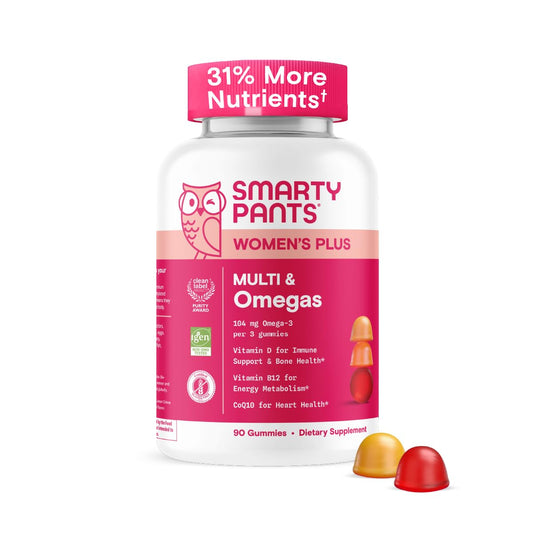 Botella de gominolas multivitamínicas SmartyPants para mujeres