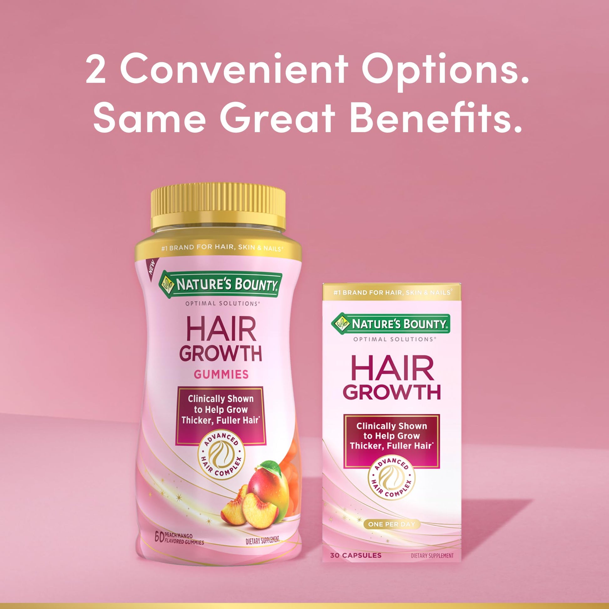 Gominolas Nature's Bounty para crecimiento cabello con biotina