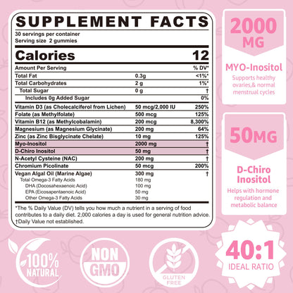 Gominolas NEVISS suplementos 40:1 ratio para mujeres