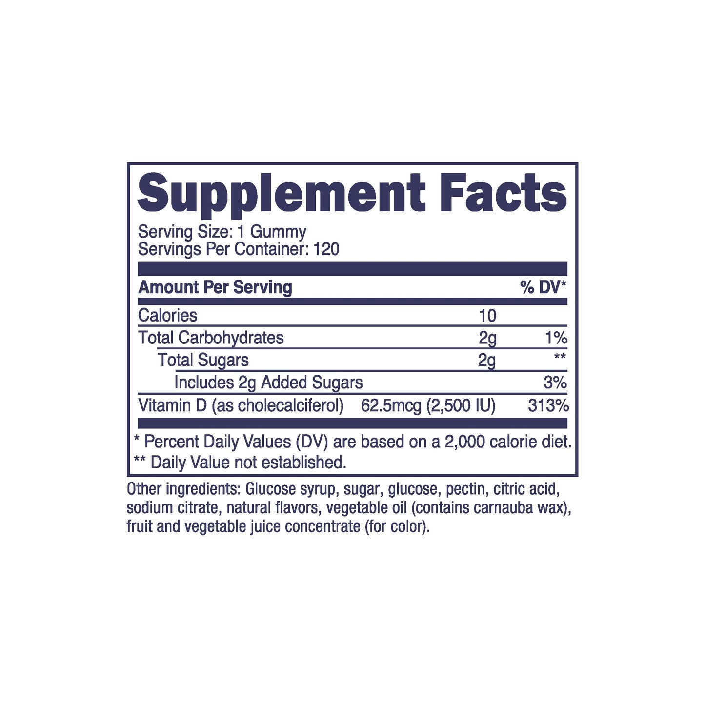 Gominolas Nutricost vitamina D3 para apoyo óseo e inmunológico