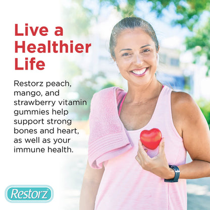 Gominolas Restorz sabor fresa para apoyo óseo y cardiaco