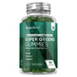 botella de gominolas super verdes con vitaminas y sabor natural.