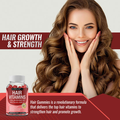 Gominolas Toplux con biotina zinc vitamina C para cabello fuerte