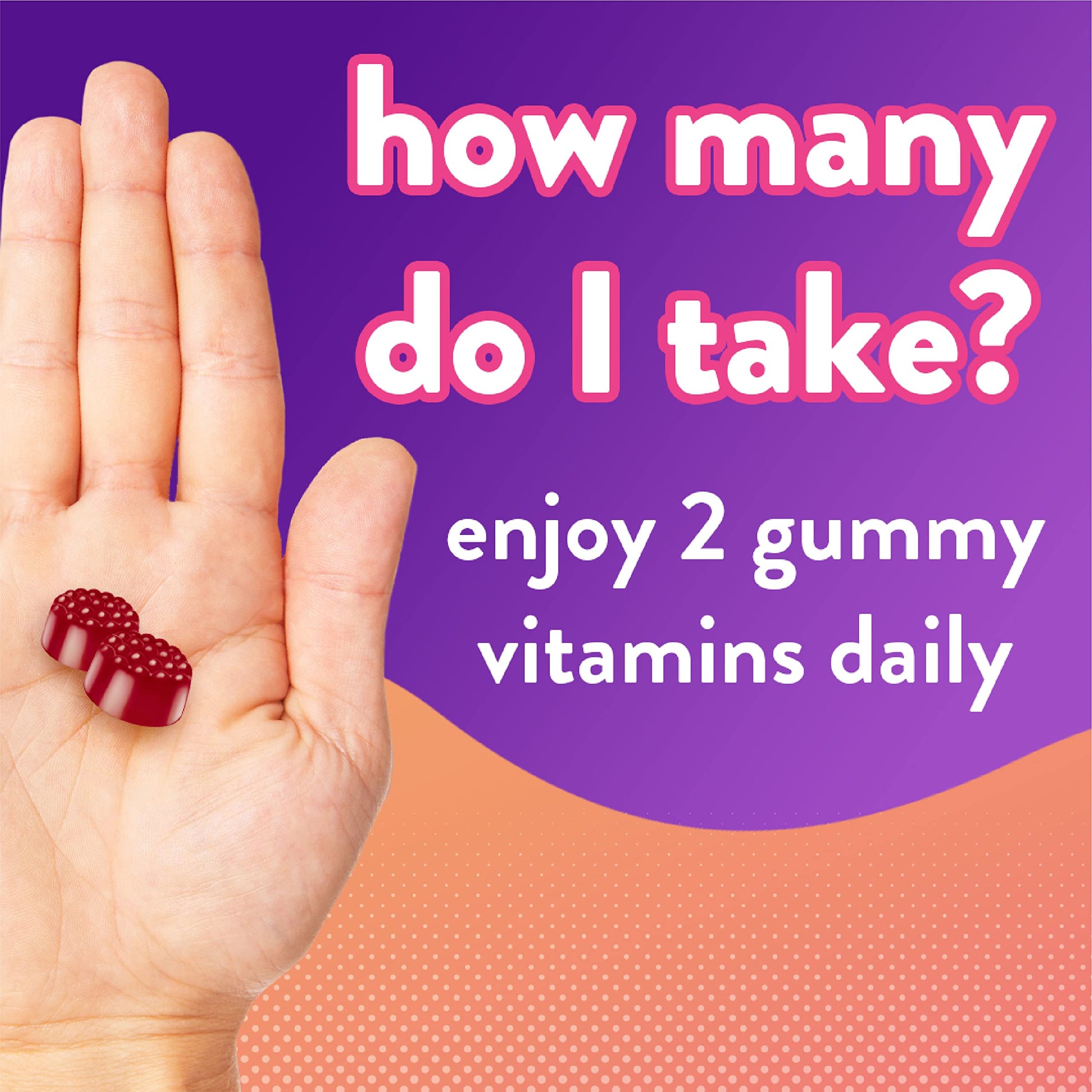 Gominolas Vitafusion B12 para energía y sistema nervioso sano