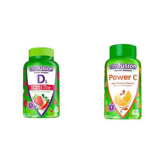 Gominolas Vitafusion extra fuerte vitamina D3 y C para adultos