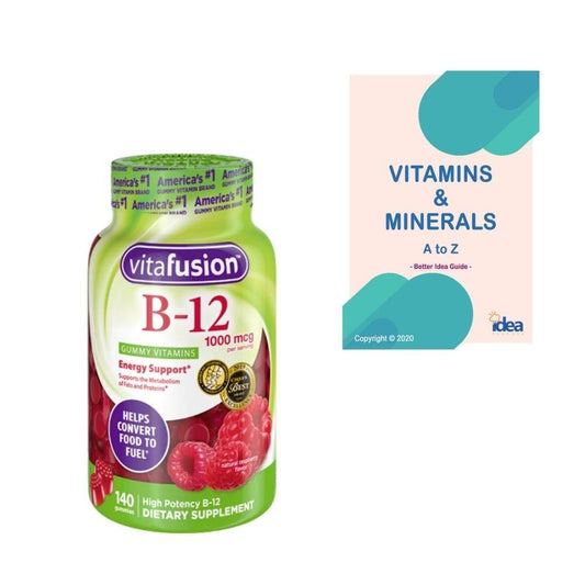 Gominolas vitamina B-12 Vitafusion 1000 mcg alta potencia