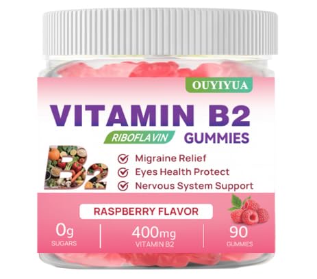 Gominolas de Vitamina B2 para alivio de migraña