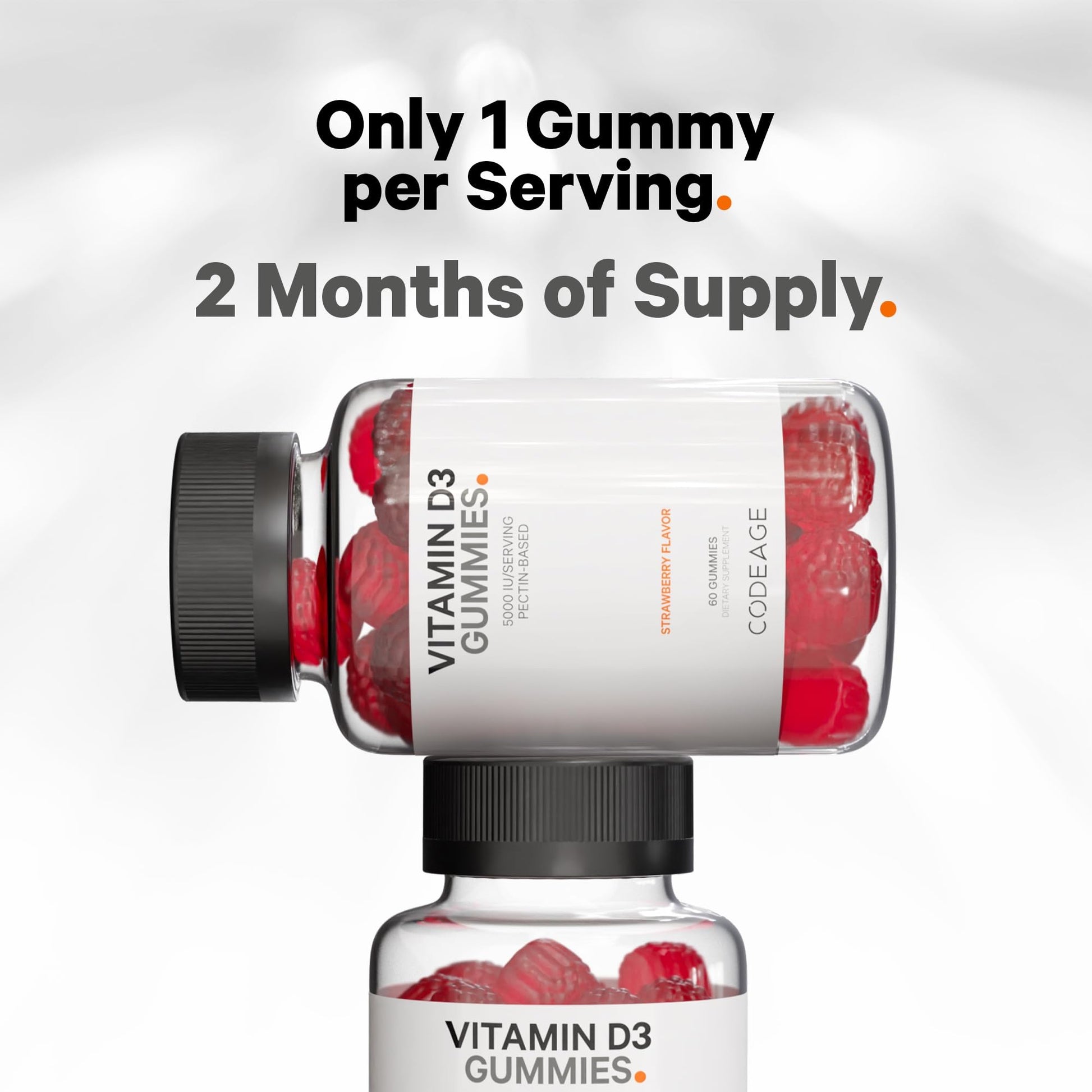 Gominolas vitamina d3 Codeage envase paquete grande