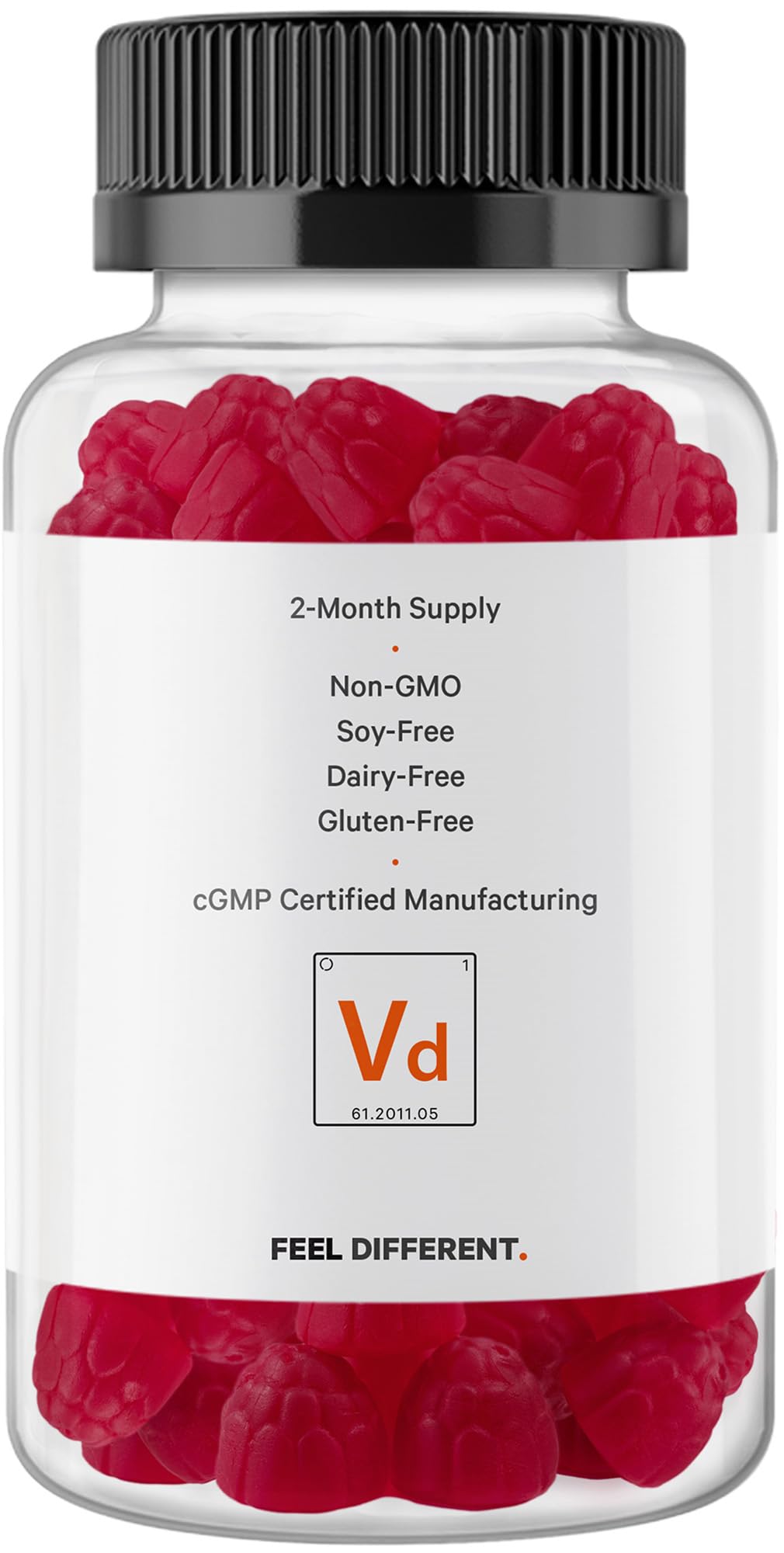 Gominolas vitamina d3 Codeage presentación con sabor a fresa