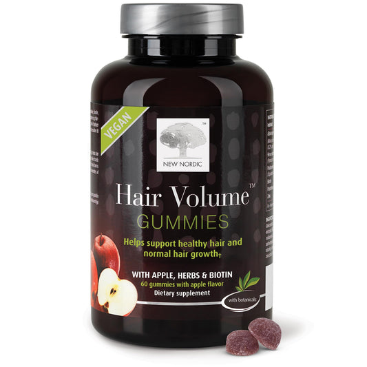 Gominolas para cabello volumen Biotina NEW NORDIC 60 unidades