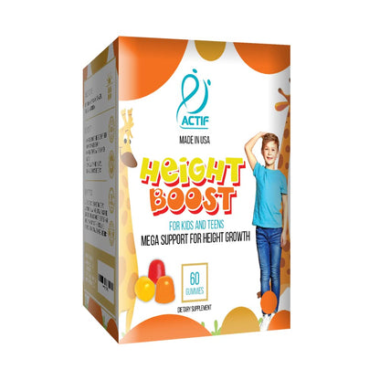 Gomitas Actif Height Boost para apoyo de crecimiento y desarrollo