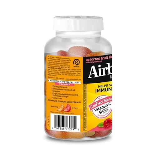 Gomitas Airborne antioxidantes para sistema inmune sabor surtido