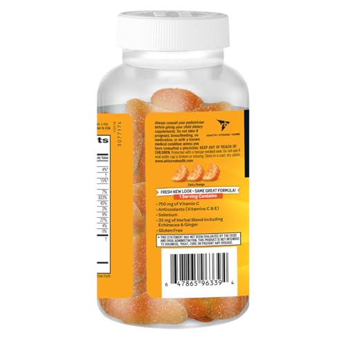 Gomitas Airborne sabor naranja para adultos