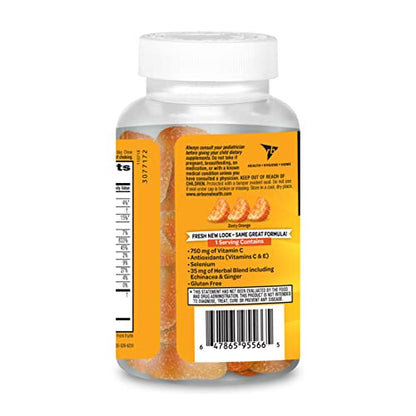 Gomitas Airborne vitamina C naranja soporte saludable
