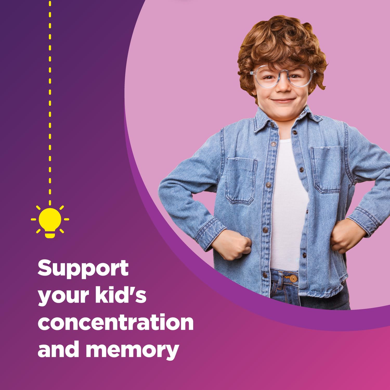 Gomitas para incrementar energía y inmunidad en niños.