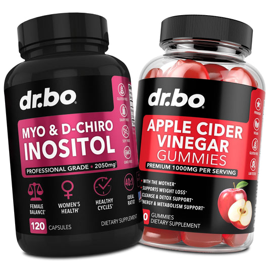 Gomitas balance hormonal Myo-Inositol D-Chiro inositol y vinagre de manzana