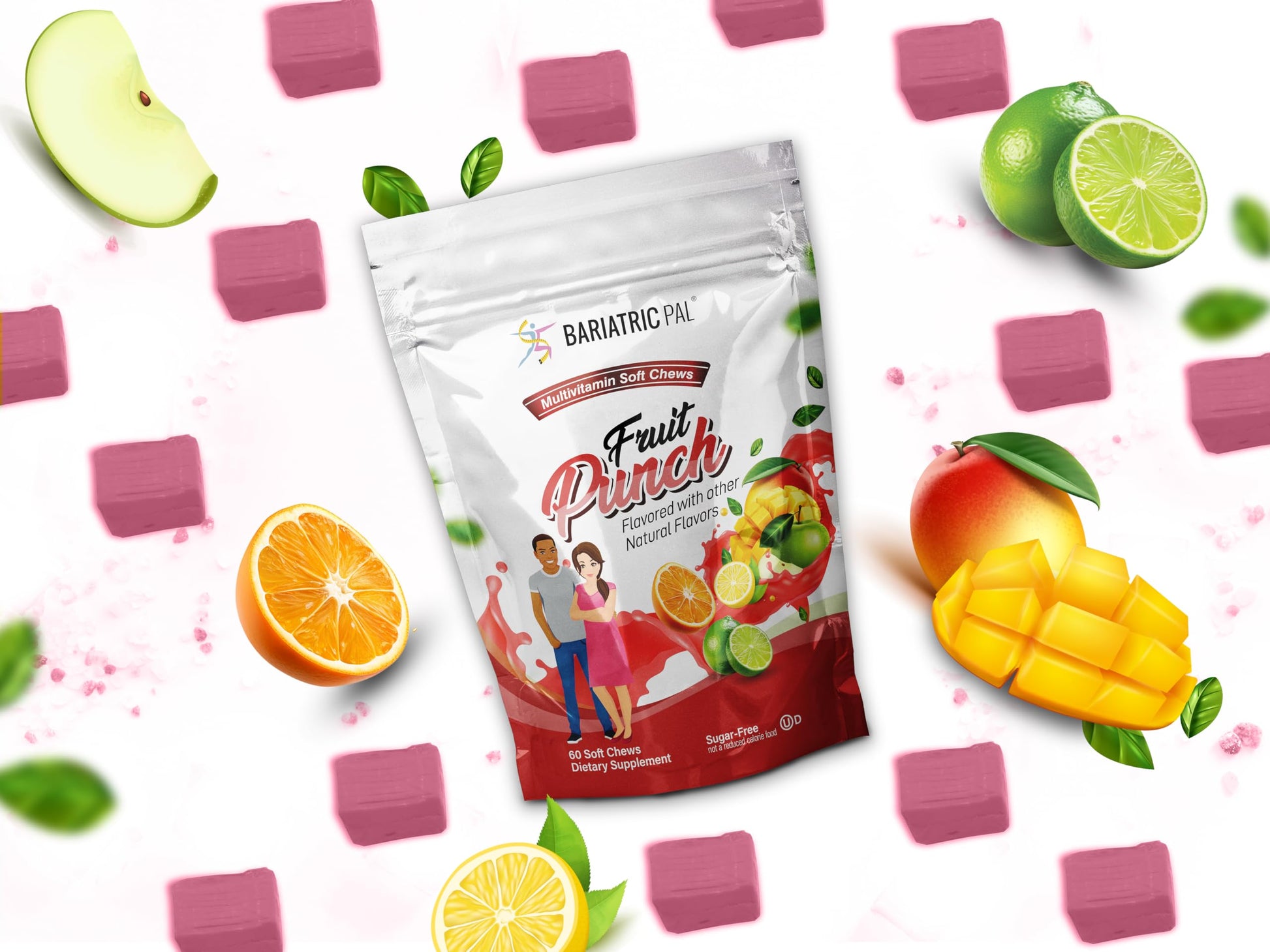 Gomitas BariatricPal formato masticable sabor fruit punch