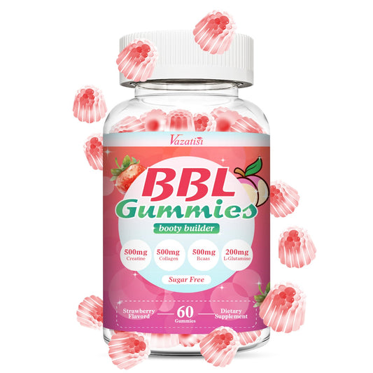 Envase de gomitas BBL para crecimiento de glúteos Vazatisi