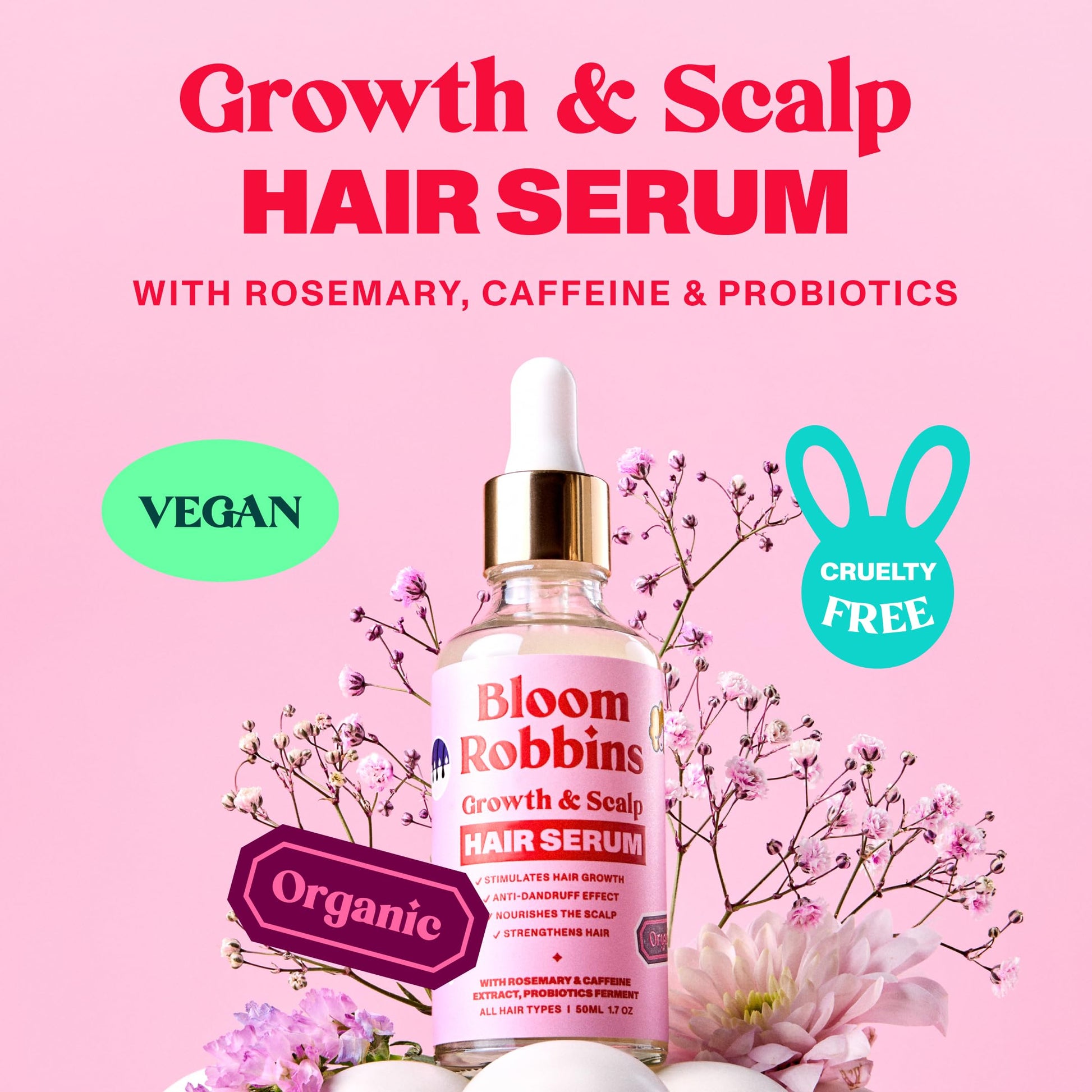 Gomitas biotina y keratina Bloom Robbins para cabello