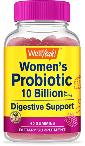 Gomitas chewables de biotina y probióticos WellYeah para salud
