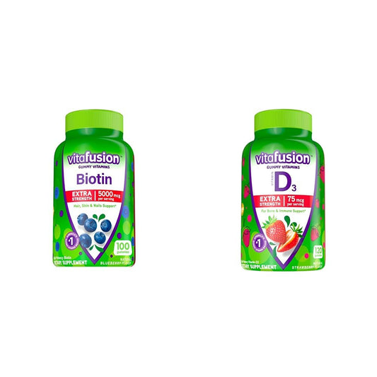 Gomitas de biotina Vitafusion sabor berries