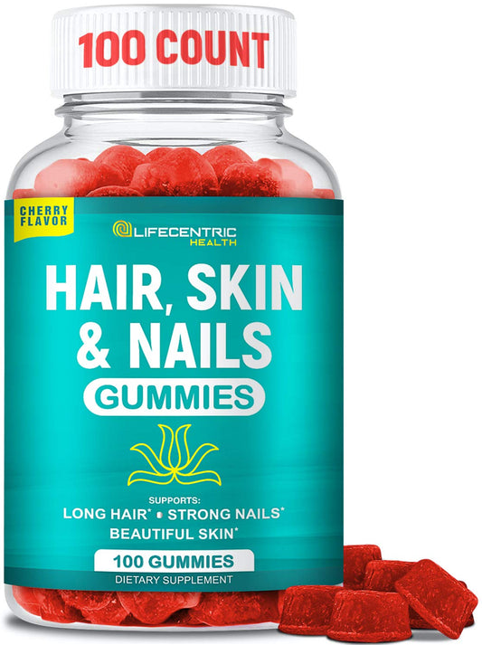 Gomitas para cabello piel y uñas con biotina 5000 mcg