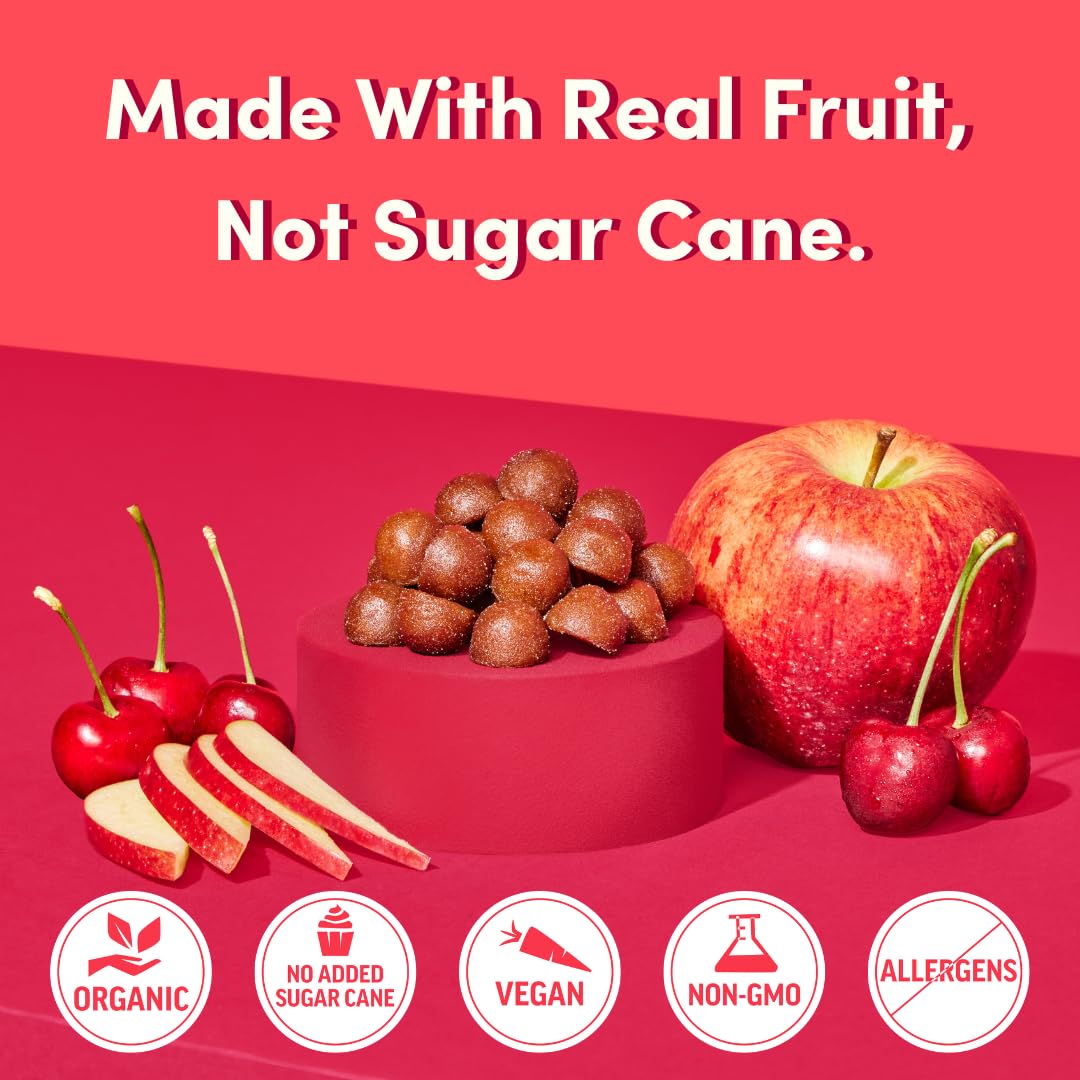 Gomitas con fruta real sin azúcar añadido