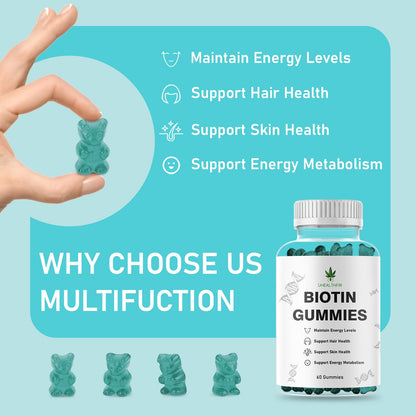 Gomitas para crecimiento cabello Uhealthfri veganas