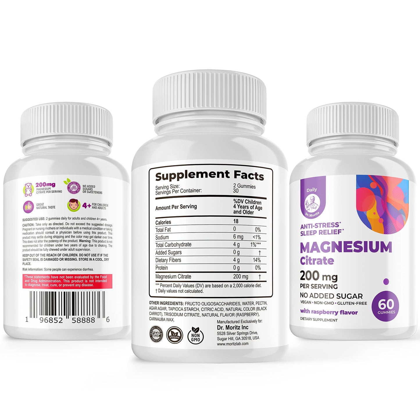 Gomitas DR MORITZ vitaminas para soporte de sistema nervioso y sueño