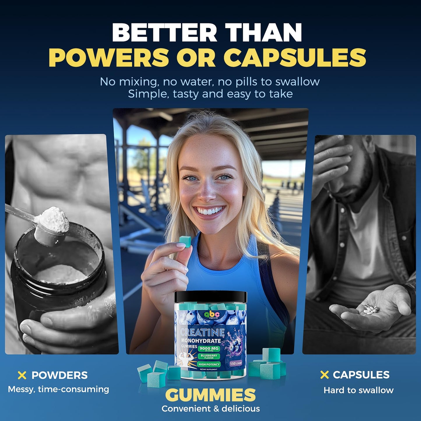 Gomitas energéticas para deportistas y adultos activos