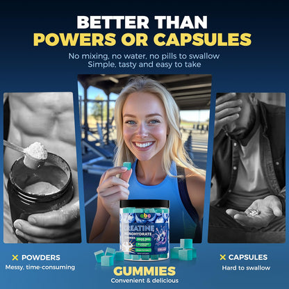 Gomitas energéticas para deportistas y adultos activos