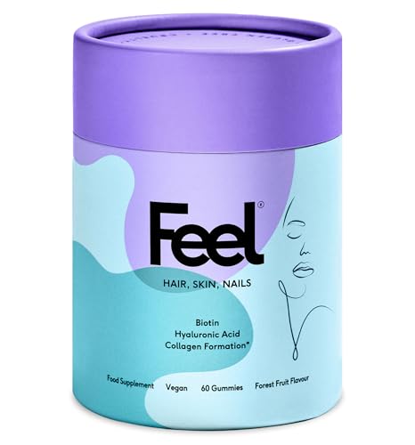 Frasco gomitas FEEL con ácido hialurónico para belleza