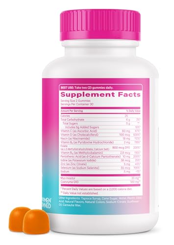 Gomitas para fertilidad Pink Stork con vitaminas esenciales para mujeres