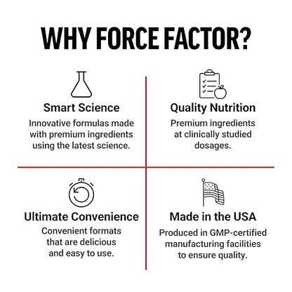 Gomitas Force Factor sabor mezcla de bayas para cabello sano