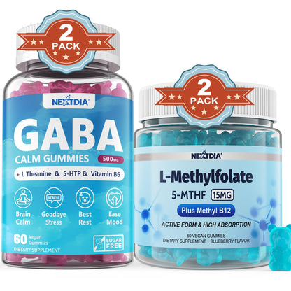 gomitas de gaba nextdia botella vista frontal 500mg