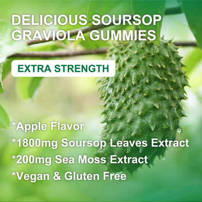 Gomitas de graviola para soporte y regeneración