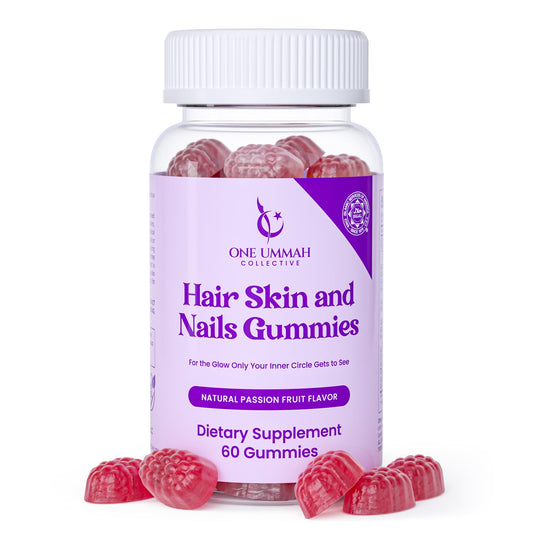 Gomitas Halal certificadas One Ummah para cabello piel y uñas