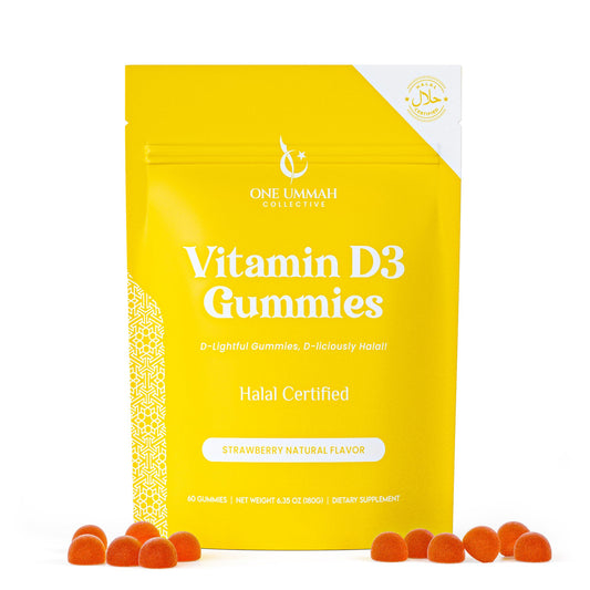 Gomitas Halal Vitamina D3 One Ummah paquete 60 unidades