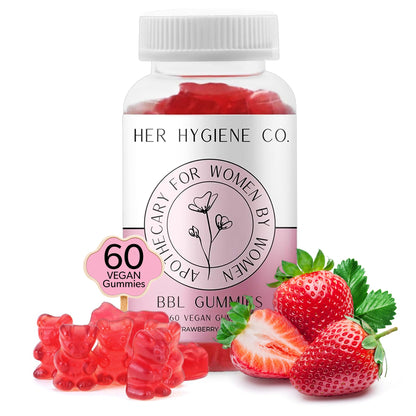 Gomitas Her Hygiene para realzar glúteos gusto fresa