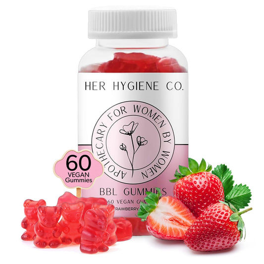 Gomitas Her Hygiene para realzar glúteos gusto fresa