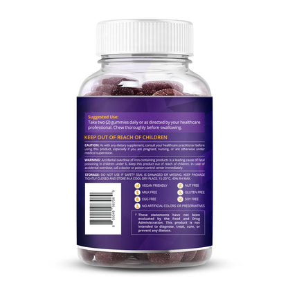 Gomitas hierro BeLive con vitamina C y complejo B para salud integral