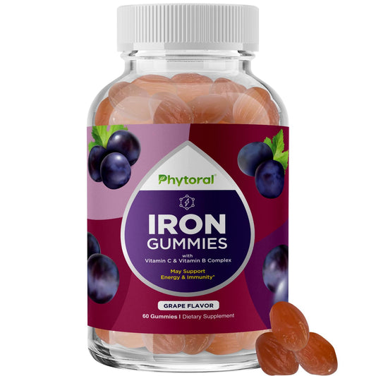 envase gomitas hierro multivitaminas phytoral.