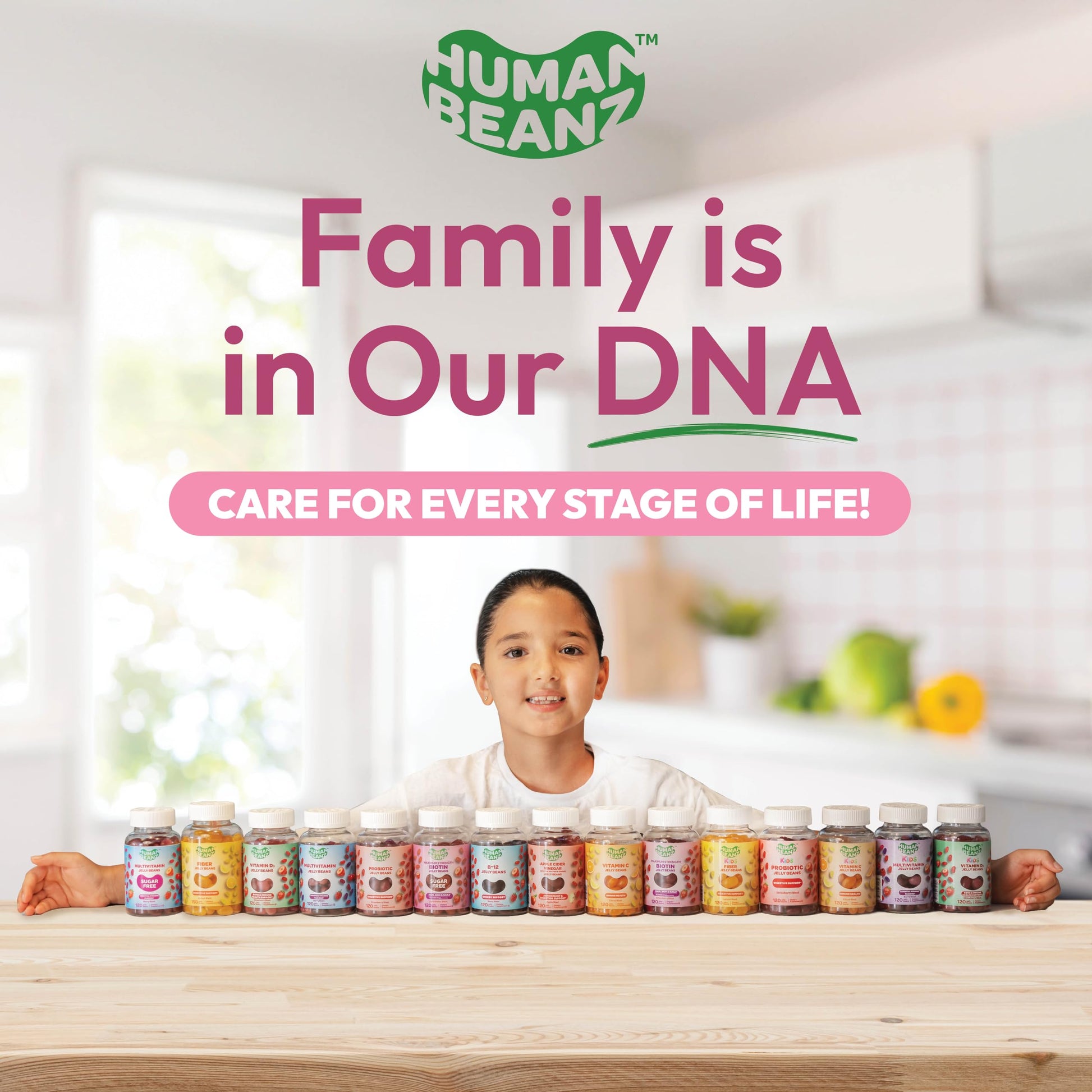 Gomitas Human Beanz biotina kosher sin gluten para salud capilar