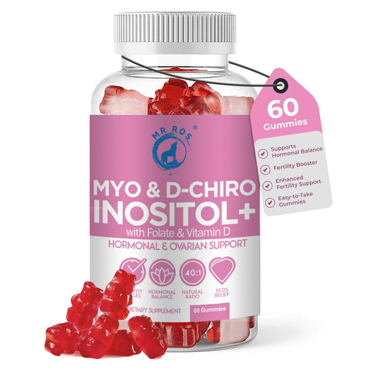 Gomitas de inositol Mr Ros sabor manzana frasco